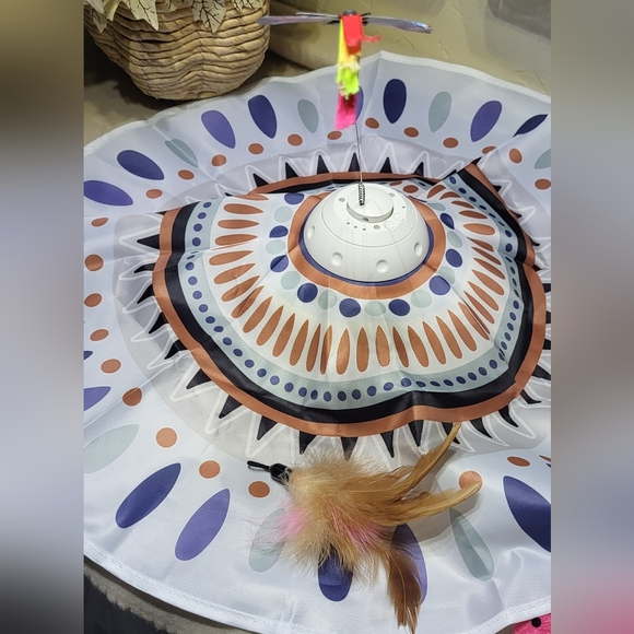 Potaroma 3 In 1 Hide and Seek Butterfly Cat Toy EUC - Picture 12 of 14